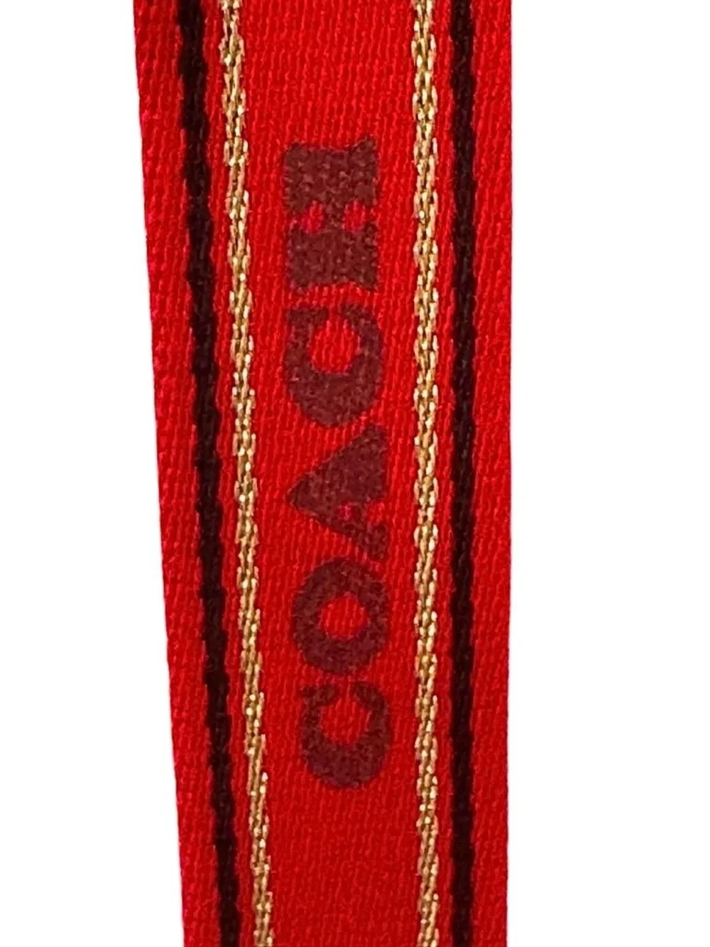 Coach Lunar New Year Kia Circle Bag Signature Canvas Red Lavender Zip
